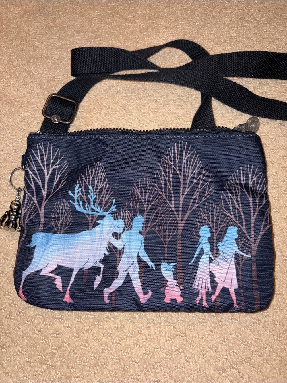 Kipling x Disney Frozen Black Crossbody Bag